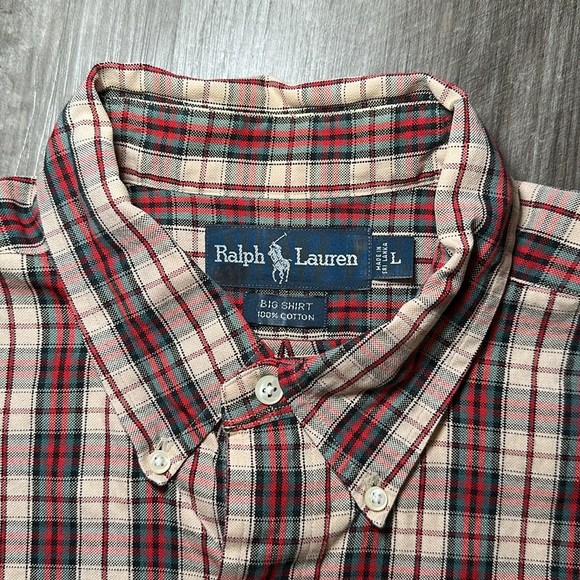 Ralph Lauren Big Shirt Long Sleeve Button Down - Large - Picture 6 of 8